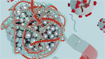 Modely nanočástic, jejichž autorem je Martin Pykal.