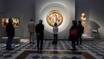 Znovuotevření galerie Uffizi ve Florencii v den výročí italské republiky....