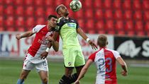 Slavia hraje v oste sledovanm duelu s Plzn