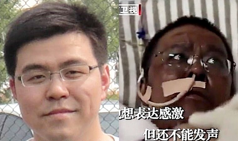 Léka� Chu Wej-feng, který se v lednu nakazil koronavirem a pozd�ji mu v...