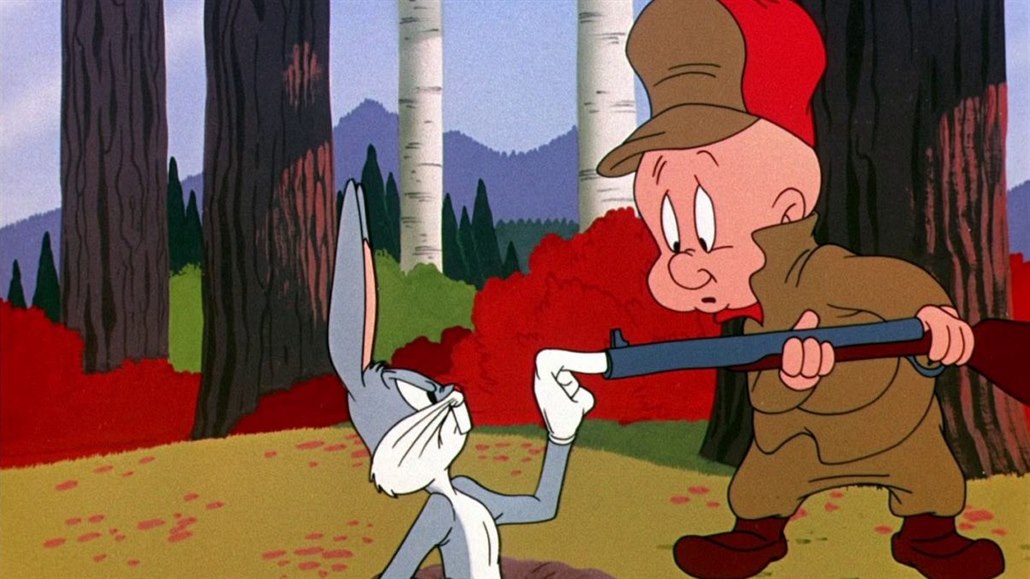 Lovec Elmer Fudd v nových píhodách Looney Tunes pijde o puku.