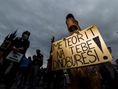Demonstrace Milionu chvilek na Staromstském námstí v Praze