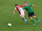Mistrovská Slavia v utkání s Píbramí