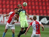 Slavia hraje v oste sledovaném duelu s Plzní