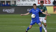 Zleva Imad Rondi z Liberce a Jakub Jugas z Jablonce.