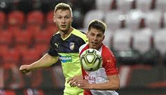 Zprava Luká erv ze Slavie a Jakub Brabec z Plzn.