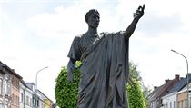 Ponien socha mskho dikttora Juliuse Caesara. Vandalov v belgickch...
