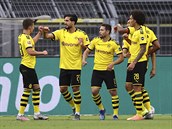 Fotbalisté Dortmundu neslaví branku zrovna vzorn. Alespo si neplácají, ale...