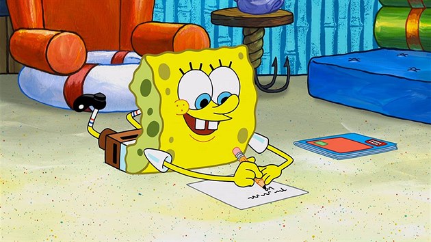 Seriál Spongebob v kalhotách.