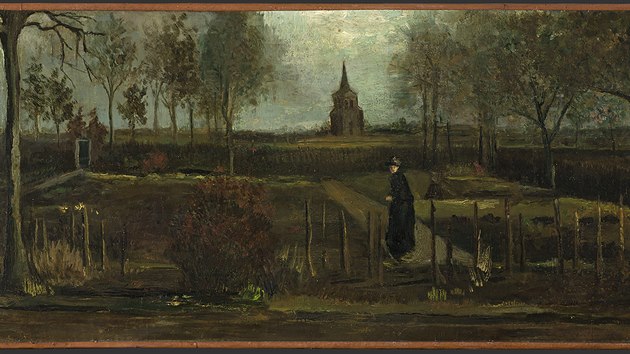 Ukradený obraz. Van Gogh - Parsonage Garden v Nuenenu na jae.