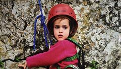 Francouzka Luce Douadyová coby dít na umlé stn.