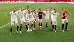Sevilla s Vaclíkem pi restartu La Ligy zdolala v derby Betis 2:0
