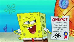 Seriál Spongebob v kalhotách.