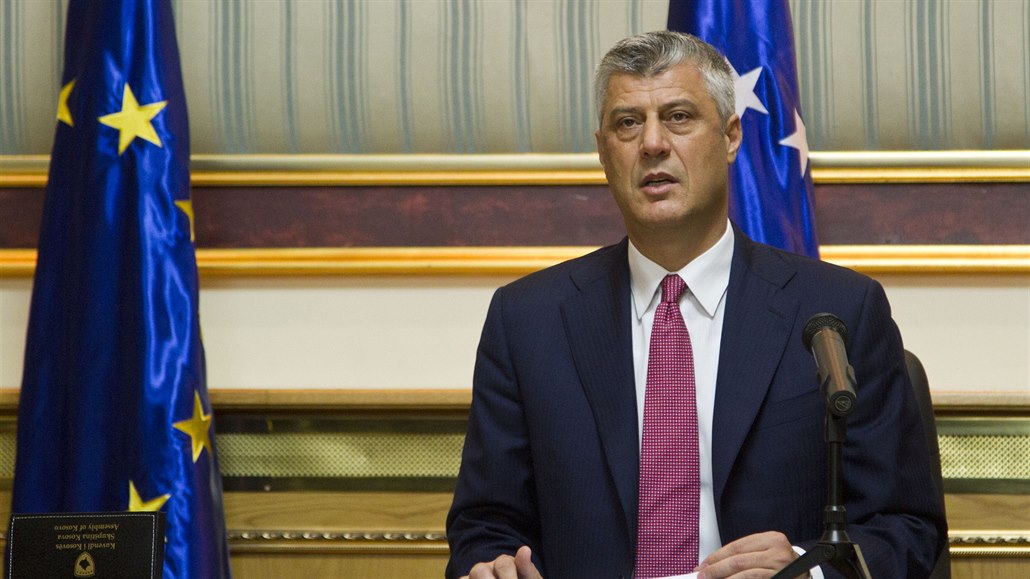 Kosovský prezident Hashim Thaçi