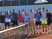 Tenisté na turnaji v Záhebu.