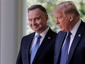 Polský prezident na návtv u svého amerického protjku