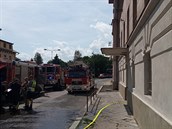 Kv�li po�tu zasahujících jednotek byl vyhlá�en druhý stupe� poplachu, uvedl...