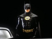 Michael Keaton ve filmu Batman (1989). Reie: Tim Burton.