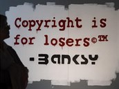 Copyright je jen pro zbablce, tvrdí slavný streetartový umlec Banksy.