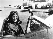 Jeden z eskoslovenských pilot ve slubách RAF.