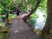 Chodníky v populárním chorvatském národním parku Krka byly poloprázdné. Park...