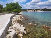 Msteko Jezera na chorvatském ostrov Murter.