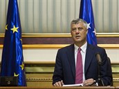 Prezident Kosova popřel, že by se dopustil válečných zločinů. Pokud se budu muset hájit, odstoupím, uvedl