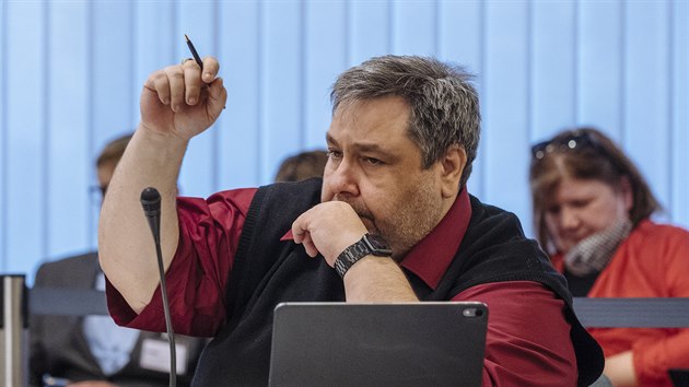 Lubo Xaver Veselý na zasedání nové Rady T.