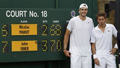 John Isner a Nicolas Mahut.