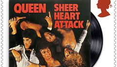 Britská po�ta vydá sérii 13 známek zachycující p�ebaly nejpopulárn�j�ích alb a...