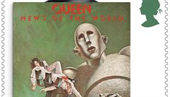 Britská po�ta vydá sérii 13 známek zachycující p�ebaly nejpopulárn�j�ích alb a...