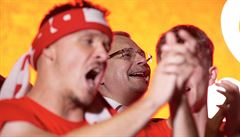 Mezi oslavenci nechyb�l ani Jaroslav Tvrdík.