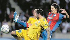 Marián �i�ovský v utkání proti BATE Borisov.