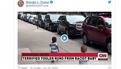 Sociln st odstranily Trumpovo video s rasistickm batoletem. Jde o satiru, reaguje Bl dm