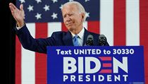 Demokratick kandidt na prezidenta Biden.