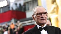 Skladatel Ennio Morricone na pedvn cen Oscar v roce 2007