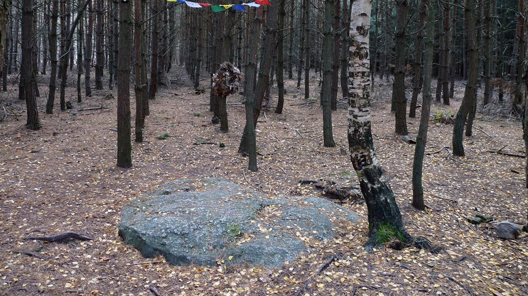 Kámen, zvaný Gibbon (nebo také Gibbon I), se nachází na severovýchodě areálu.
