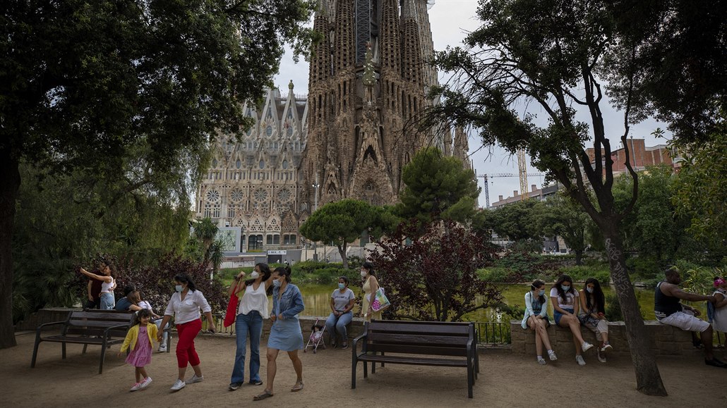 Barcelona po koronaviru otevela baziliku Sagrada Família.