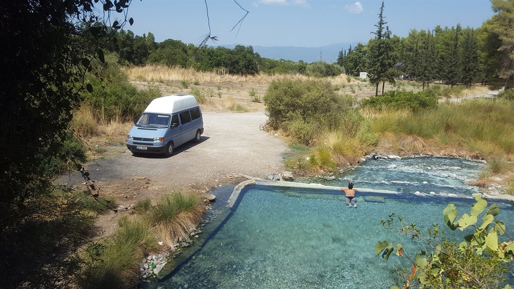 Řecko (Thermopyly) - termální bazénky