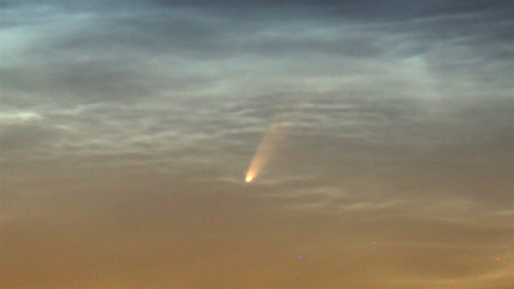 Kometa Neowise nad Jihlavou