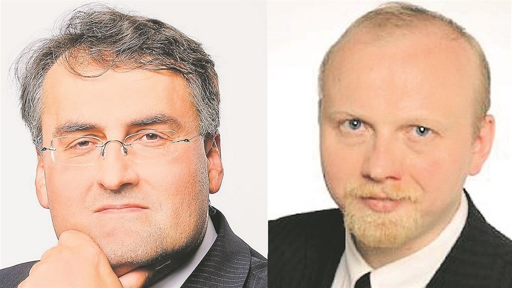 Jiří Kaucký (vpravo) se utká o post předsedy Úřadu pro ochranu osobních údajů s...