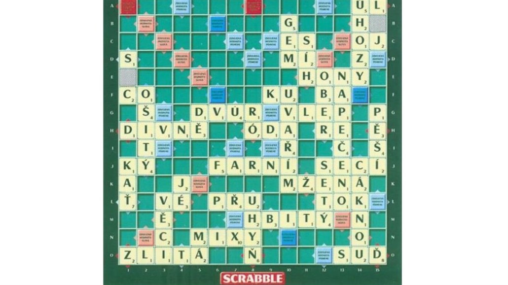 Spoleenská hra Scrabble.