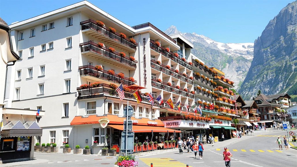 Švýcarské městečko Grindelwald