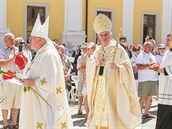 Jan Graubner moravský katolický biskup se zúastnil Dn lidí dobré vle.