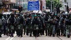 Hongkongská policie zatkla 47 aktivistů. Je to dosud největší zatýkání za jediný den
