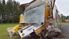 Správa eleznic odstranila z trati u Perninku na Karlovarsku vlaky, které se...