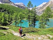 Cesta na jezero Lagh da Palü