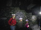 Návtvníci v podzemí dolu u msta Odry na Novojiínsku.