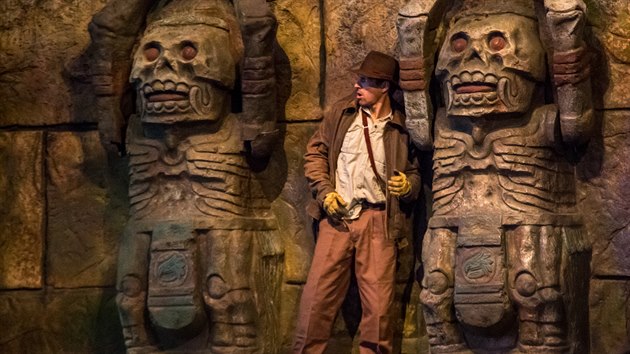 Indiana Jones ve floridském Disneylandu.