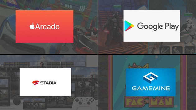 Nejlepí sluby pedplatného her jsou GameMine, Google a Apple